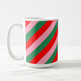 Samtida julgodis ränder kaffemugg