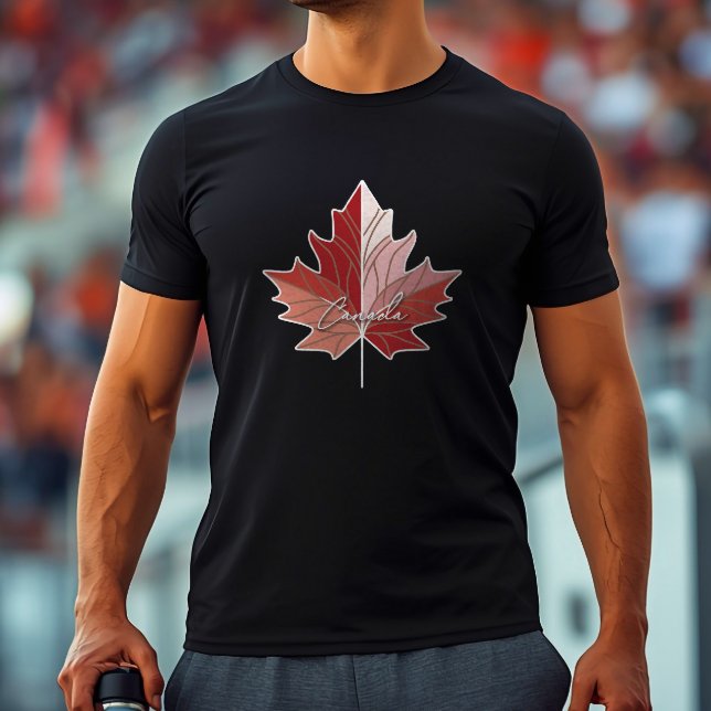 Samtida kanadensisk lönnlöv V2 ID1071 T Shirt (Skapare uppladdad)