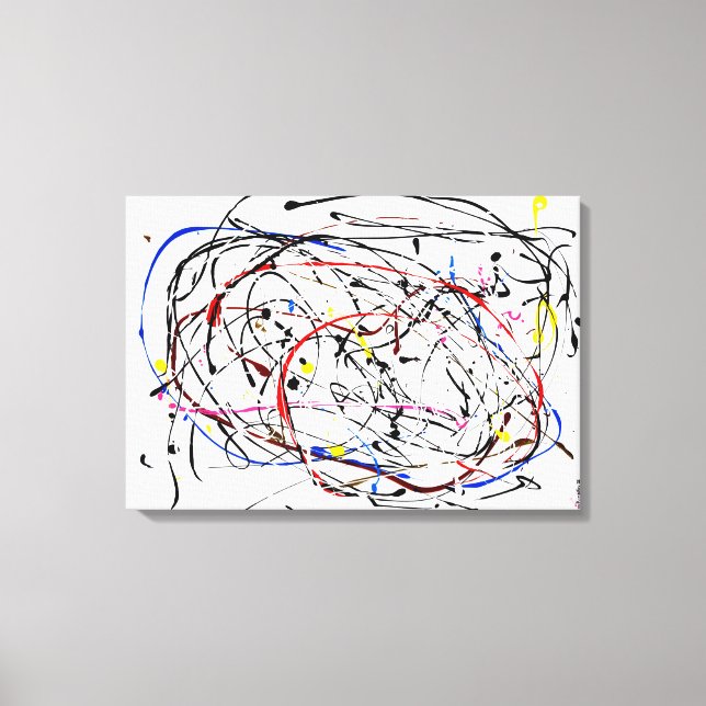 Samtida konst canvastryck (Framsida)