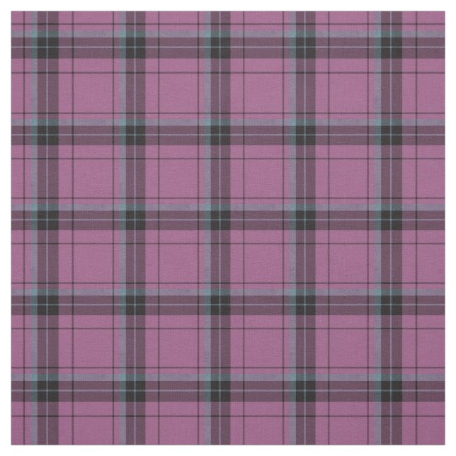 Samtida Magenta skotsk Tartan Tyg (Provkarta)