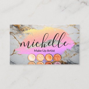 Samtida Makeup Artist Palette Visitkort