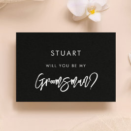 Samtida modern svart bröllopsinbjudan till best ma inbjudningar