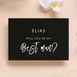 Samtida modern svart svenförslags kort