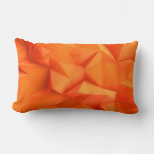 samtida orange design lumbarkudde