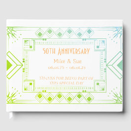 Samtida Personlig Bröllopsdag Gästbok