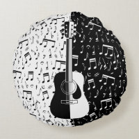 Samtida svartvit gitarrmusik noter