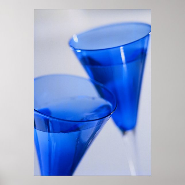 Samtida vin glas posters tryck (Framsidan)