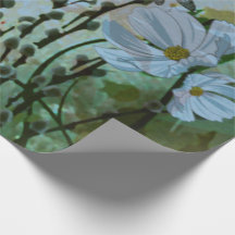 Samtidaa Silver-vinge sländor/blommigt