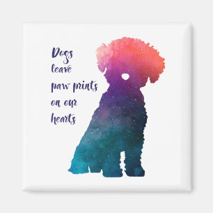 Samtidat tryck för hund älskareBichon Frise stil Magnet