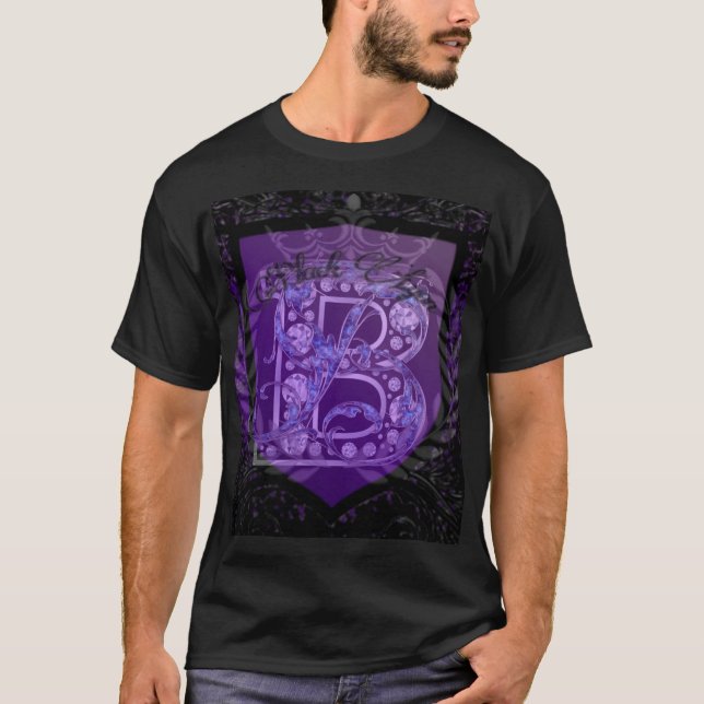 Samtidig svart Lyon  T Shirt (Framsida)