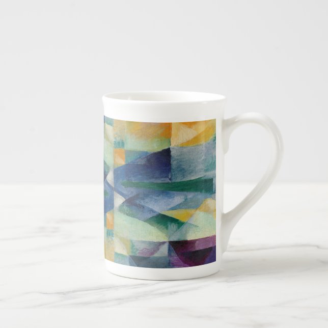 Samtidiga fönster 1912 av Robert Delaunay Benporslin Mugg (Höger)