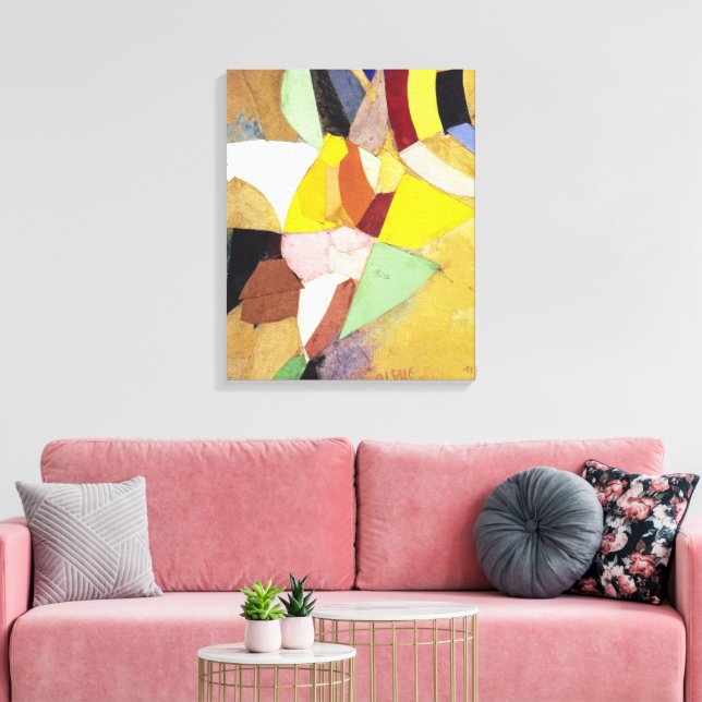 Samtidiga solfångarfängelser | Sonia Delaunay | Canvastryck (Insitu (Vardagsrum))