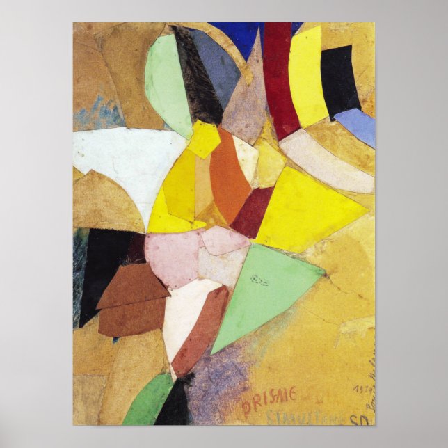 Samtidiga solprismor | Sonia Delaunay | Poster (Framsidan)