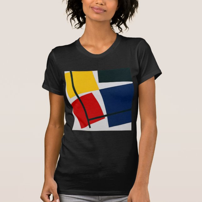 Samtidigt kontra Sammansättning Theo skåpbil T-shirt (Framsida)