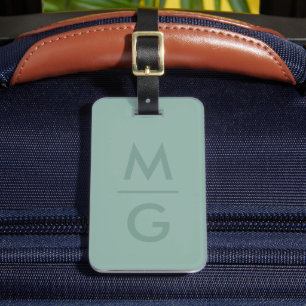 Samtidigt mjukt ljus pastell sage moss grön färg bagagebricka