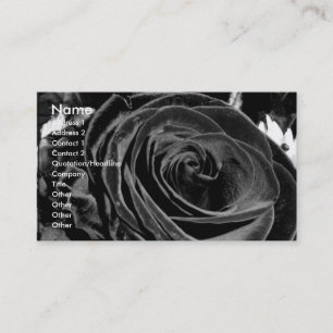 Samtrafikkort för Velvet Rose Visitkort