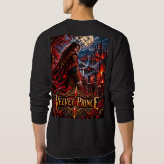 Samtroy Prince Gothic Vampire-skjorta Lång Ärmad Tröja