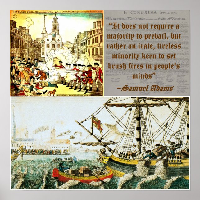 Samuel Adams - Boston Uprising Poster (Framsidan)
