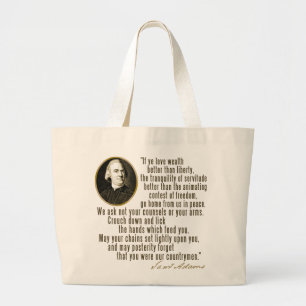 Samuel Adams citationstecken Jumbo Tygkasse