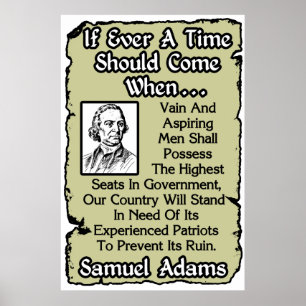 Samuel Adams: Erfarna patrioter Poster
