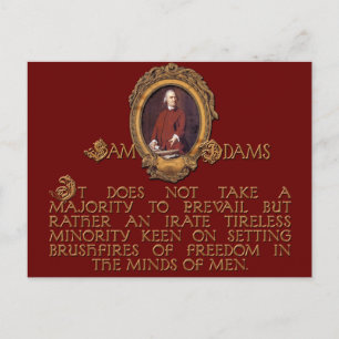 Samuel Adams, Ilsken och outtröttlig man Vykort