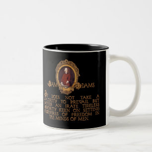 Samuel Adams, ilsket och outtröttlig grabb Två-Tonad Mugg