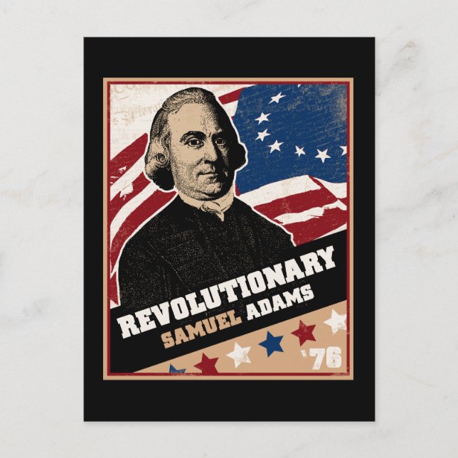 Samuel Adams Revolutionary Postcard Vykort (Framsida)