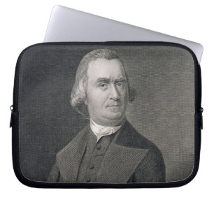 Samuel Adams som inristas av G.F. Storma Laptop Sleeve