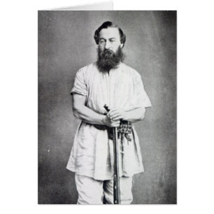 Samuel Baker, 1865 Hälsningskort