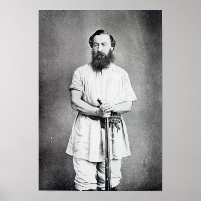 Samuel Baker, 1865 Poster (Framsidan)