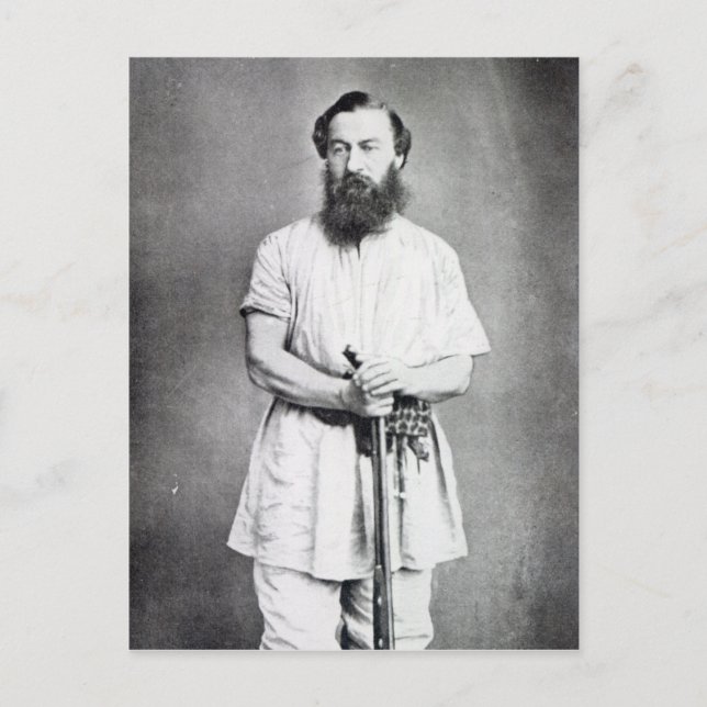 Samuel Baker, 1865 Vykort (Framsida)