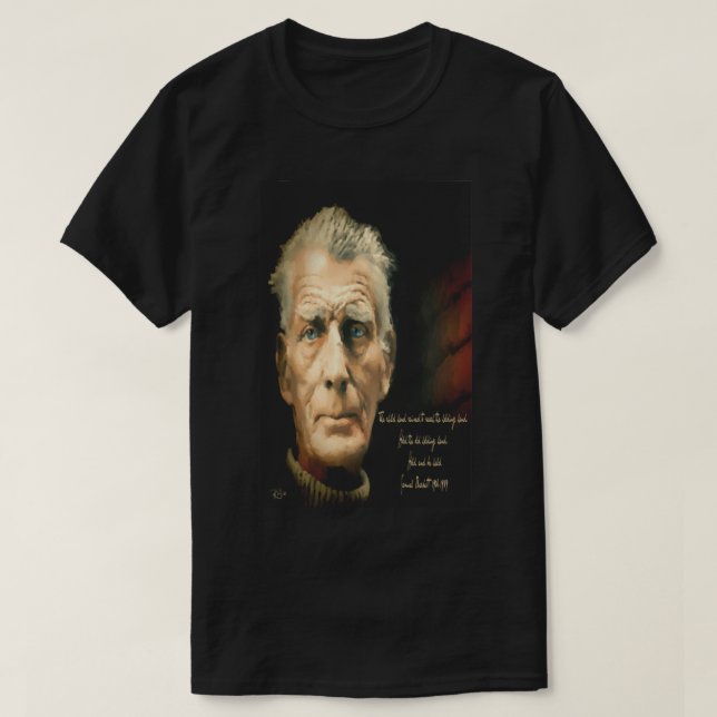 Samuel Becket T Shirt (Design framsida)