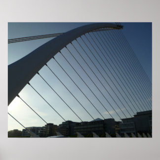 Samuel Beckett Bridge, Dublin Poster