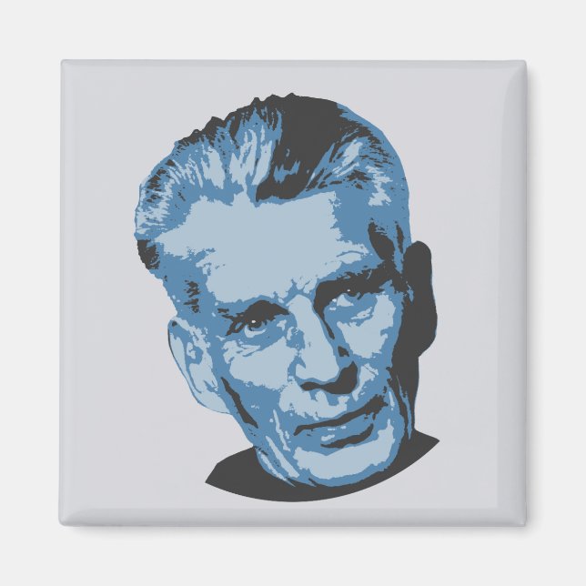 Samuel Beckett Magnet (Framsidan)