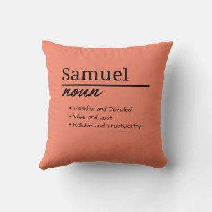 Samuel, Boy Personlig Namn Definition Kudde