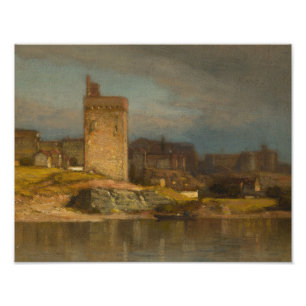 Samuel Colman - Old Torn vid Avignon Fototryck