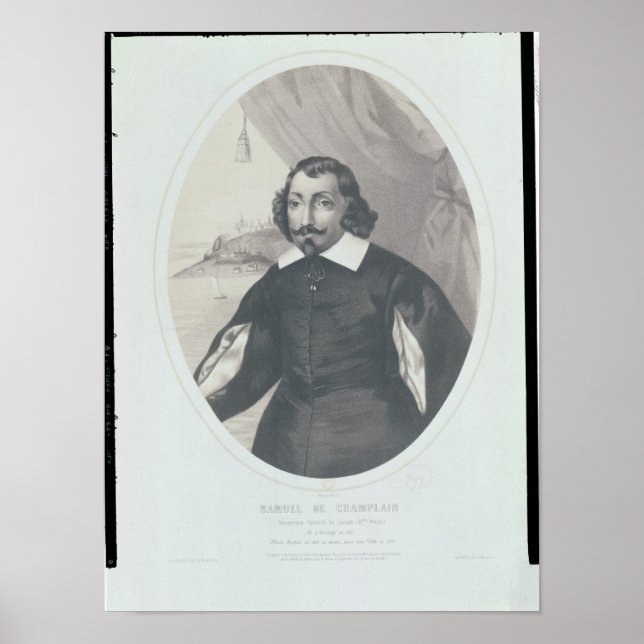 Samuel de Chamblank 1854 Poster (Framsidan)