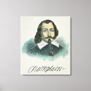Samuel de Champlain Canvastryck