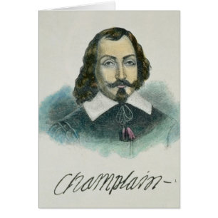 Samuel de Champlain Hälsningskort
