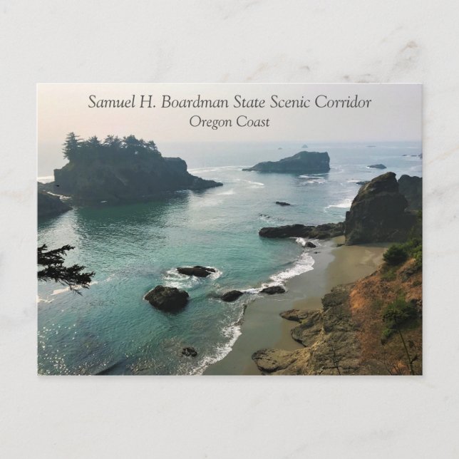 Samuel H. Boardman, Oregon Kusten Vykort (Framsida)