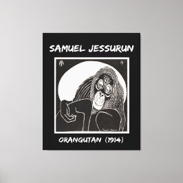 Samuel Jessurun Orangutan (1914) Canvastryck