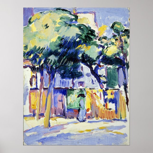 Samuel John Peploe Veules-les-Ro Poster (Framsidan)