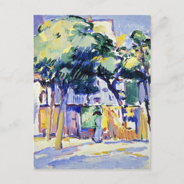 Samuel John Peploe Veules-les-Rosor Vykort (Framsida)