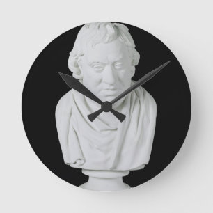 Samuel Johnson (1709-84) 1777 (murbruk) Rund Klocka