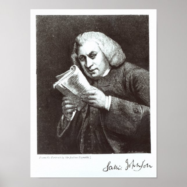 Samuel Johnson Poster (Framsidan)