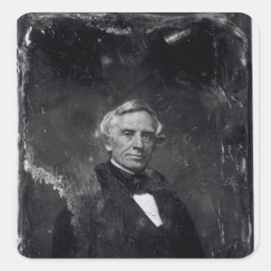 Samuel Morse c.1844-60 Fyrkantigt Klistermärke