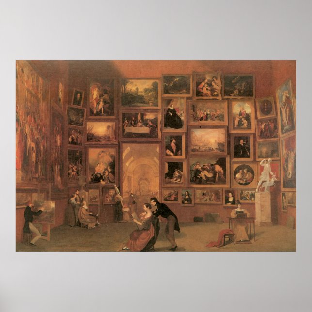 Samuel Morse Gallery of the Louvre Poster (Framsidan)