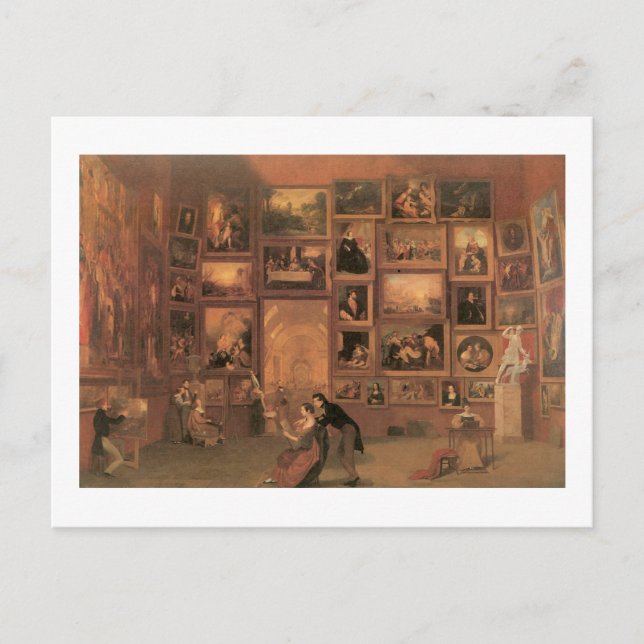 Samuel Morse Gallery of the Louvre Vykort (Framsida)