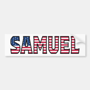 Samuel Namn Vorname USA Aufkleber Sticker Auto Bildekal