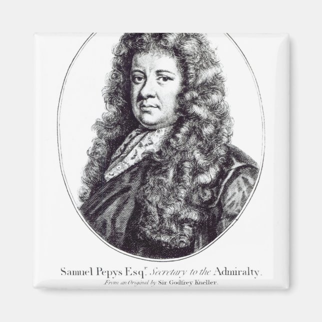 Samuel Pepys Magnet (Framsidan)
